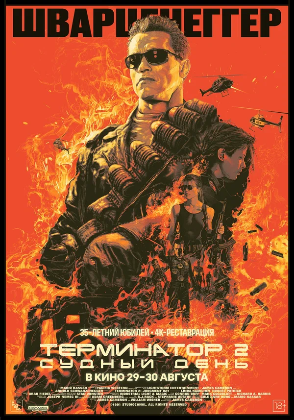 Терминатор 2: Судный день — постер фильма